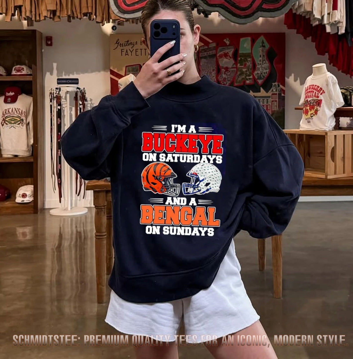 I’m a Buckeye on Saturdays and a Bengal on Sundays shirt