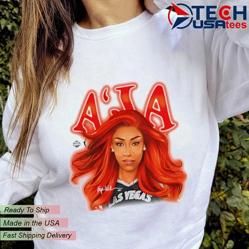 A’ja Wilson Las Vegas Aces WNBA 2026 signature shirt