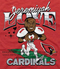 Arizona Cardinals Football Jeremiyah Love caricature shirt