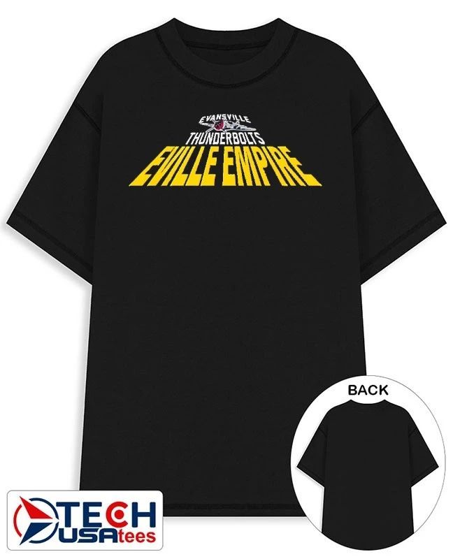 Evansville Thunderbolts Eville Empire shirt