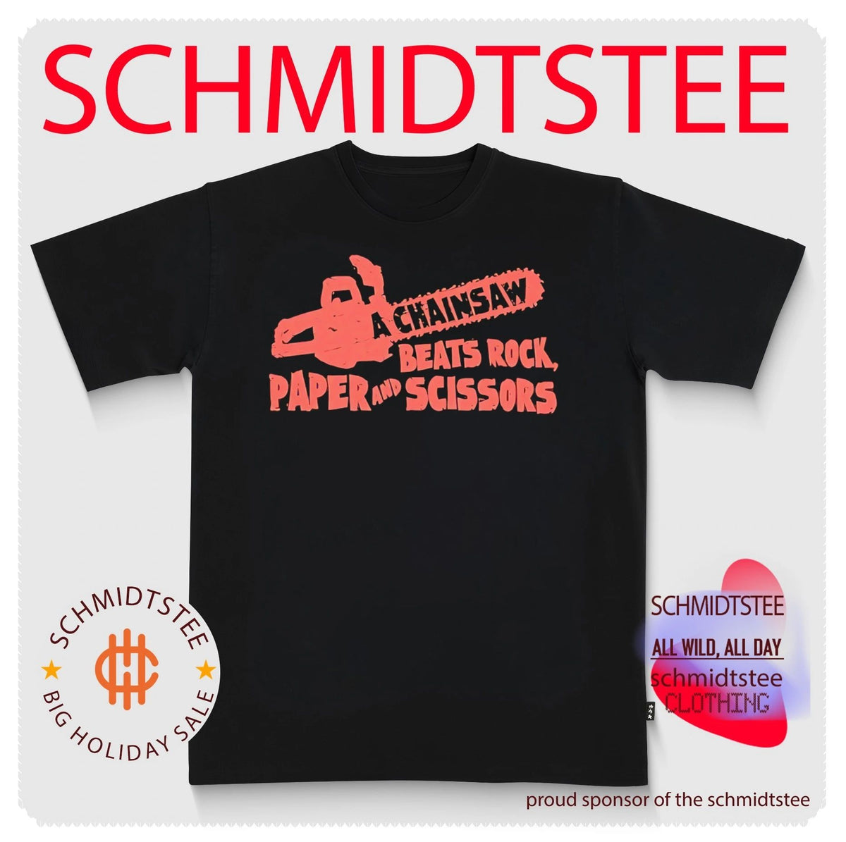 A Chainsaw Beats Rock Paper and Scissors shirt