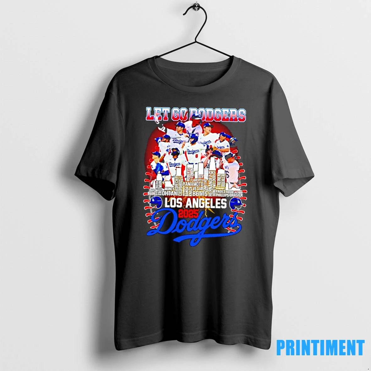 Los Angeles Dodgers 2025 National League Champions Lets Go Dodgers Tshirts Sweater
