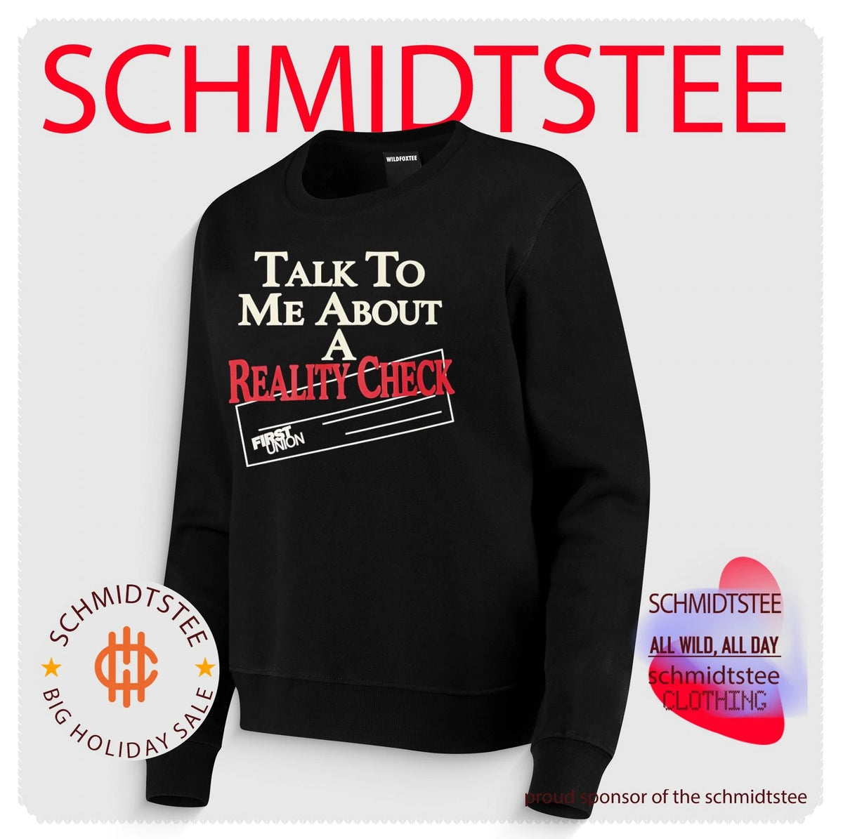 Talk to me about a reality check shirt