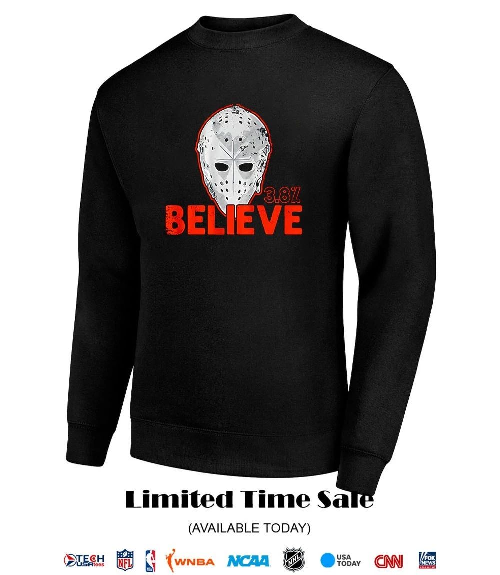 Bernie Parent Philadelphia Flyers Believe Mask 3.8 percent shirt