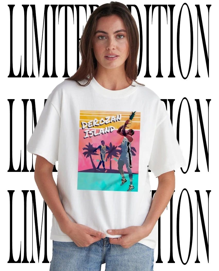 DeMar La Piña DeRozan Island San Antonio Spurs shirt