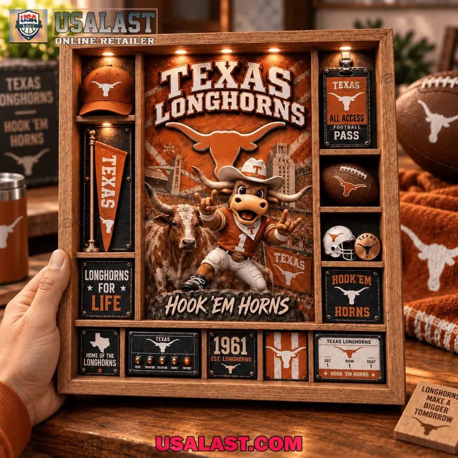 Texas Longhorns Custom Frame Light Box
