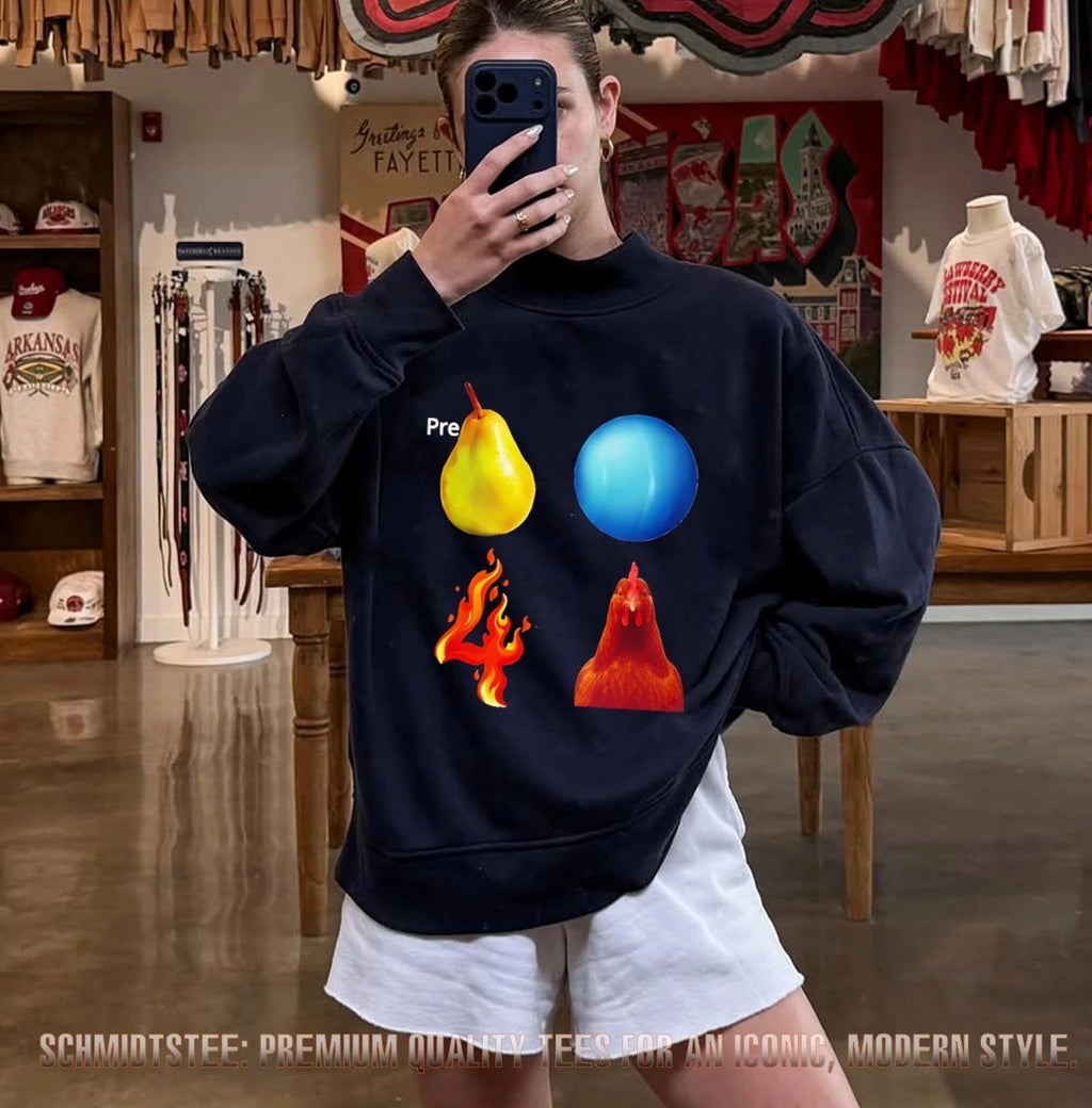 Prepare Uranus Meme pear blue ball fire four shirt