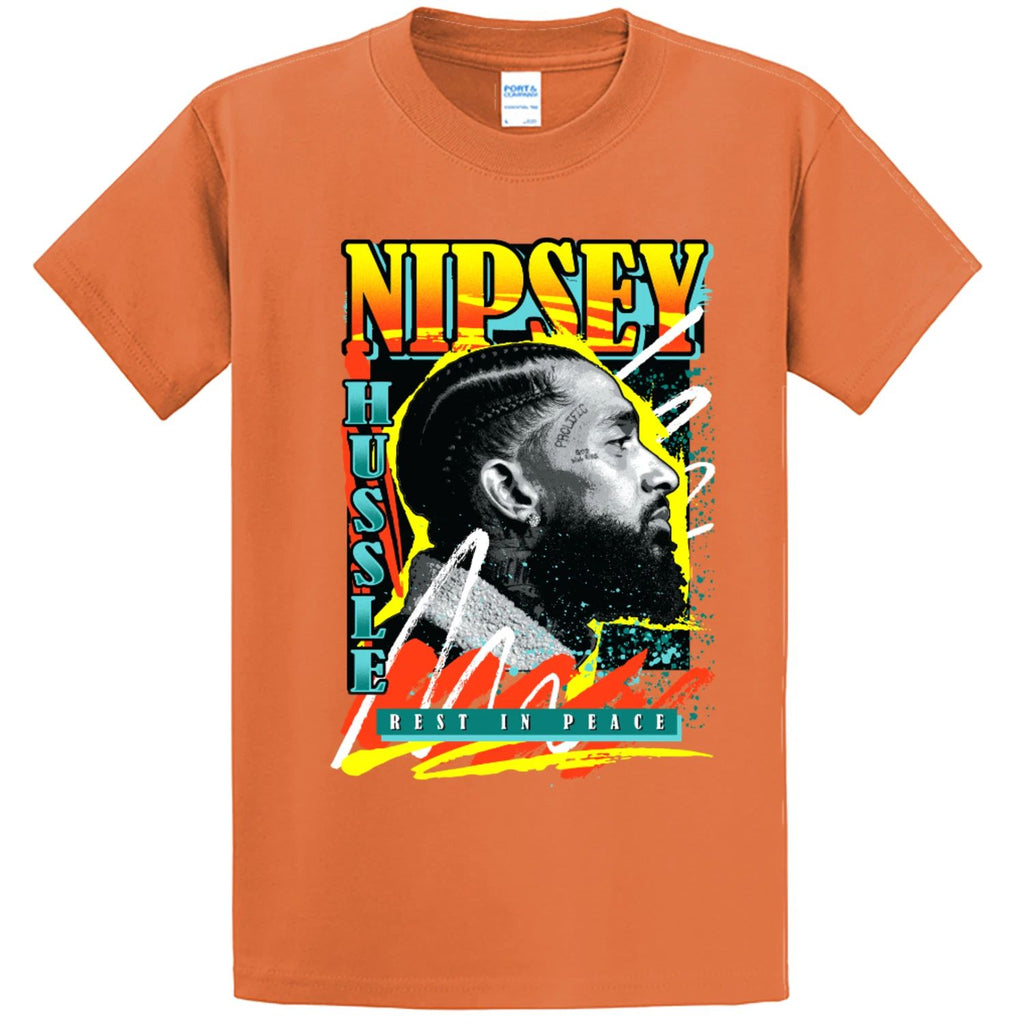 NEW STREETWEAR ON DEMAND RAP GOAT 90s RIP ORANGE Tee Shirt S-4XLARGE MADE IN USA