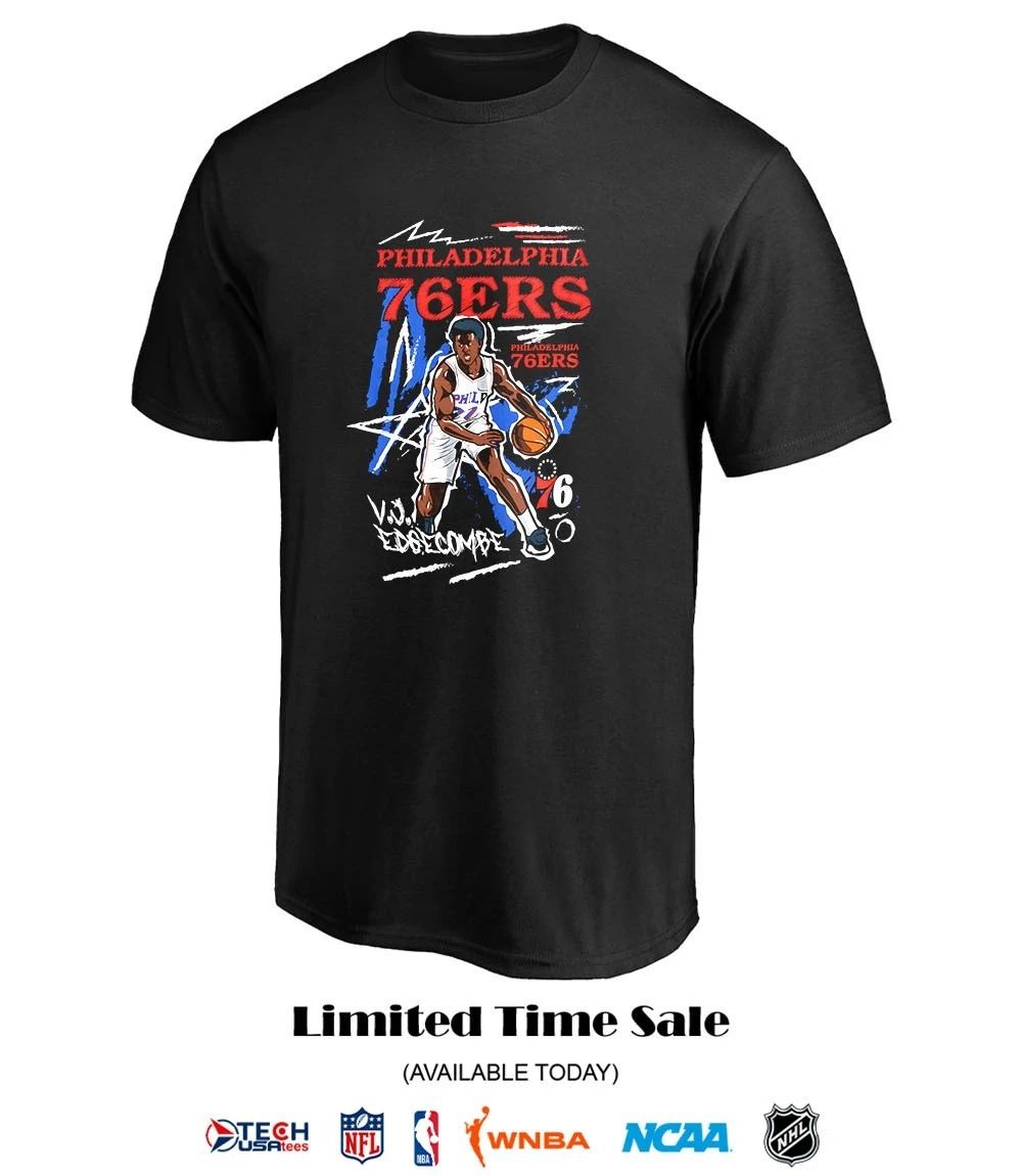 VJ Edgecombe Philadelphia 76ers Basketball graphic shirt