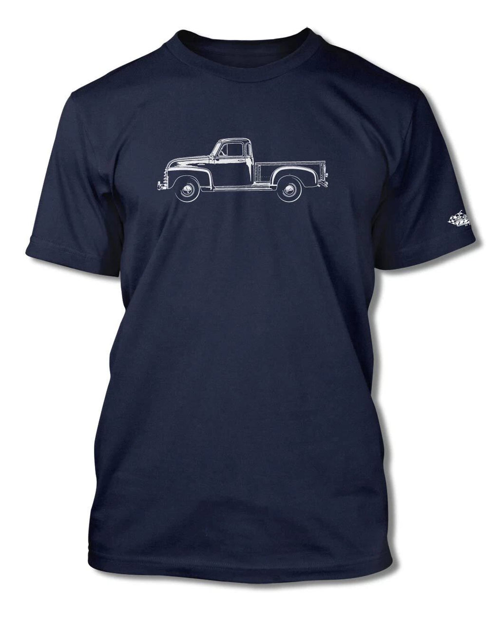 1951 - 1954 Chevrolet Pickup 3100 T-Shirt - Men - Side View