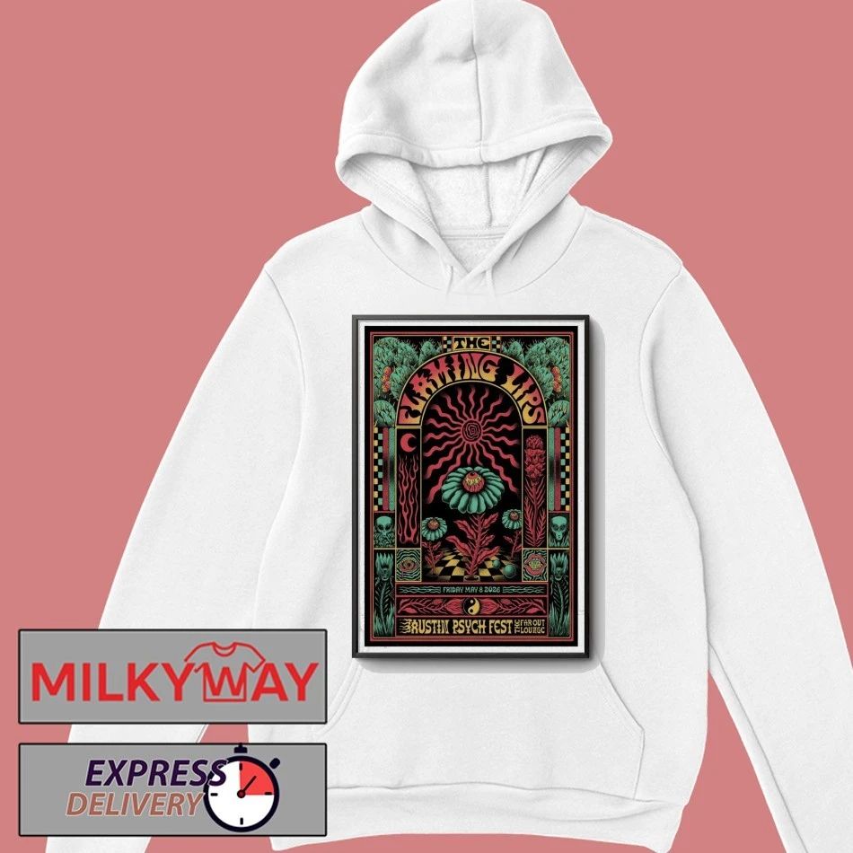 May 8 2026 The Flaming Lips Austin Psych Fest Poster shirt