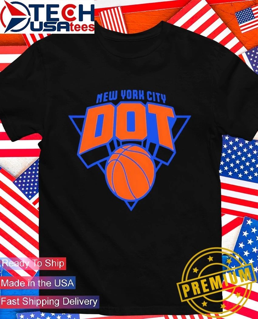 New York City DOT Knicks logo shirt