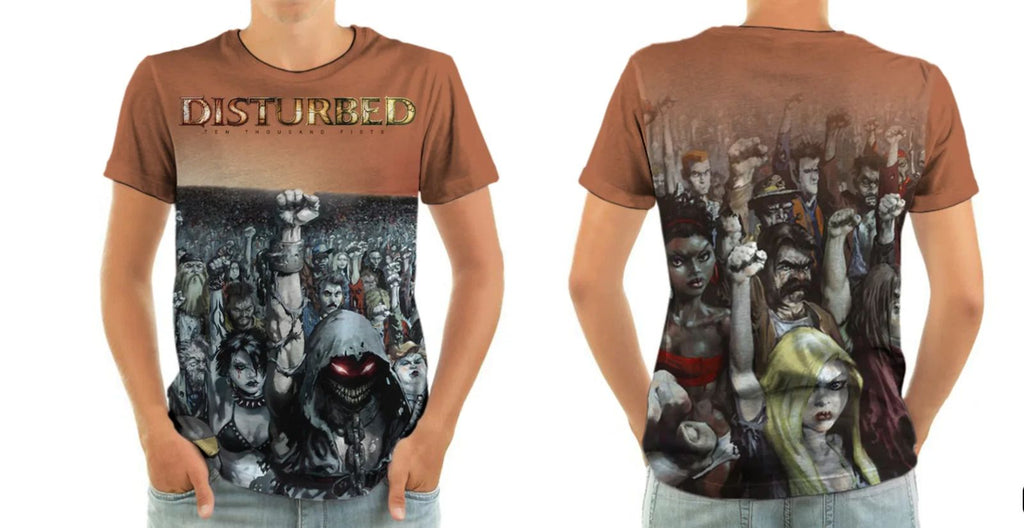 Disturbed Band Rock Music For Fans S to 5XL 3D Shirt All Over Print TU945