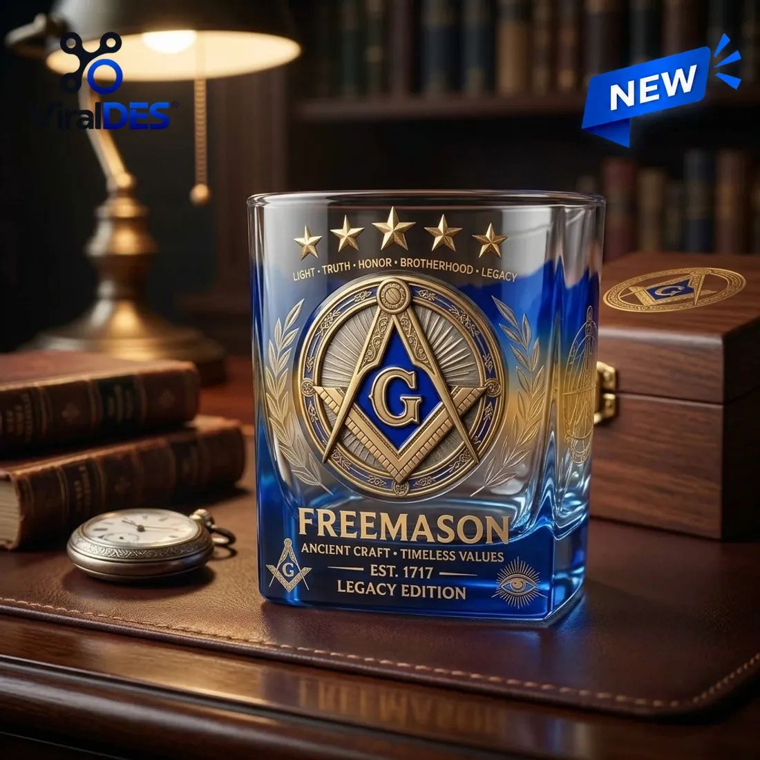 Freemason Legacy Edition Whiskey Glass