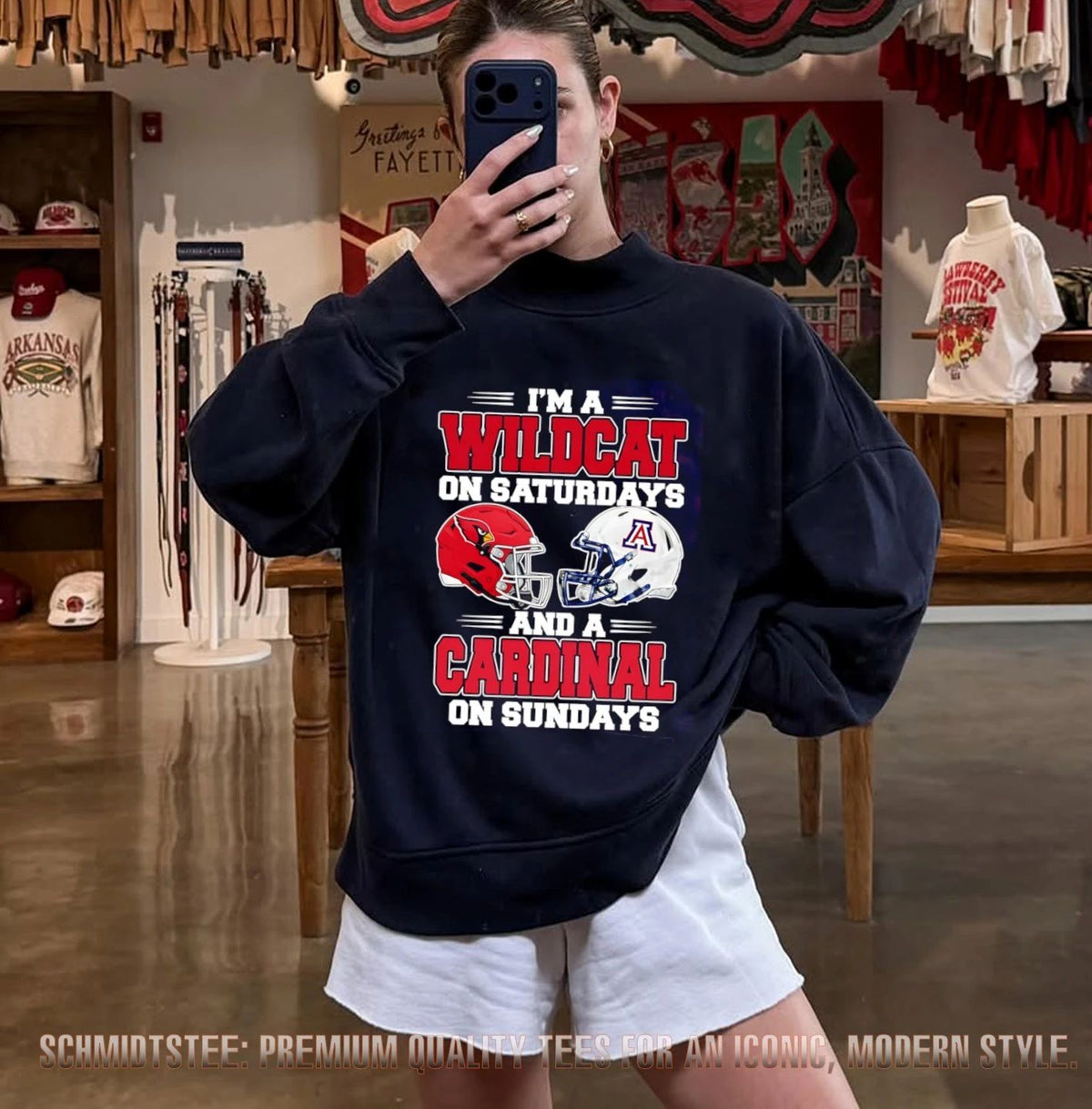I’m a Wildcat on Saturdays and a Cardinal on Sundays shirt