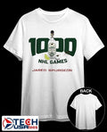 Jared Spurgeon 1000 NHL Games shirt