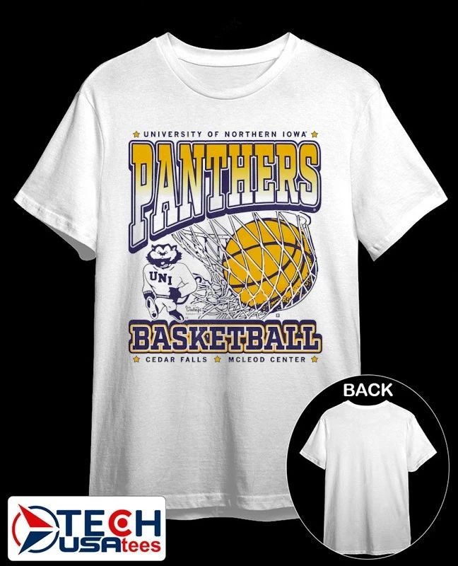 University of Northern Iowa Panthers Basketball Cedar Falls McLeod Center shirt