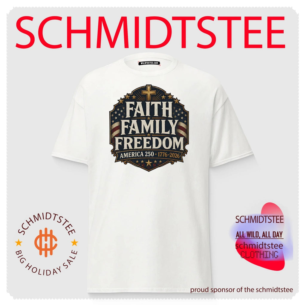 Faith family freedom America 250 1776-2026 shirt