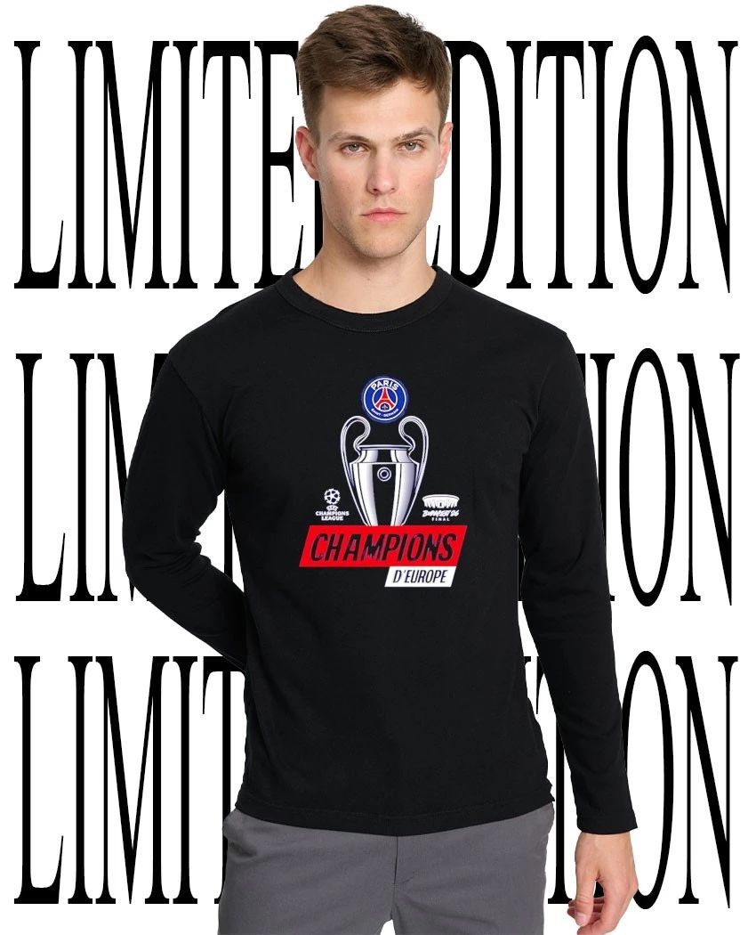 Paris Saint-Germain Champions League D’Europe Budapest 2026 Trophy T-Shirt