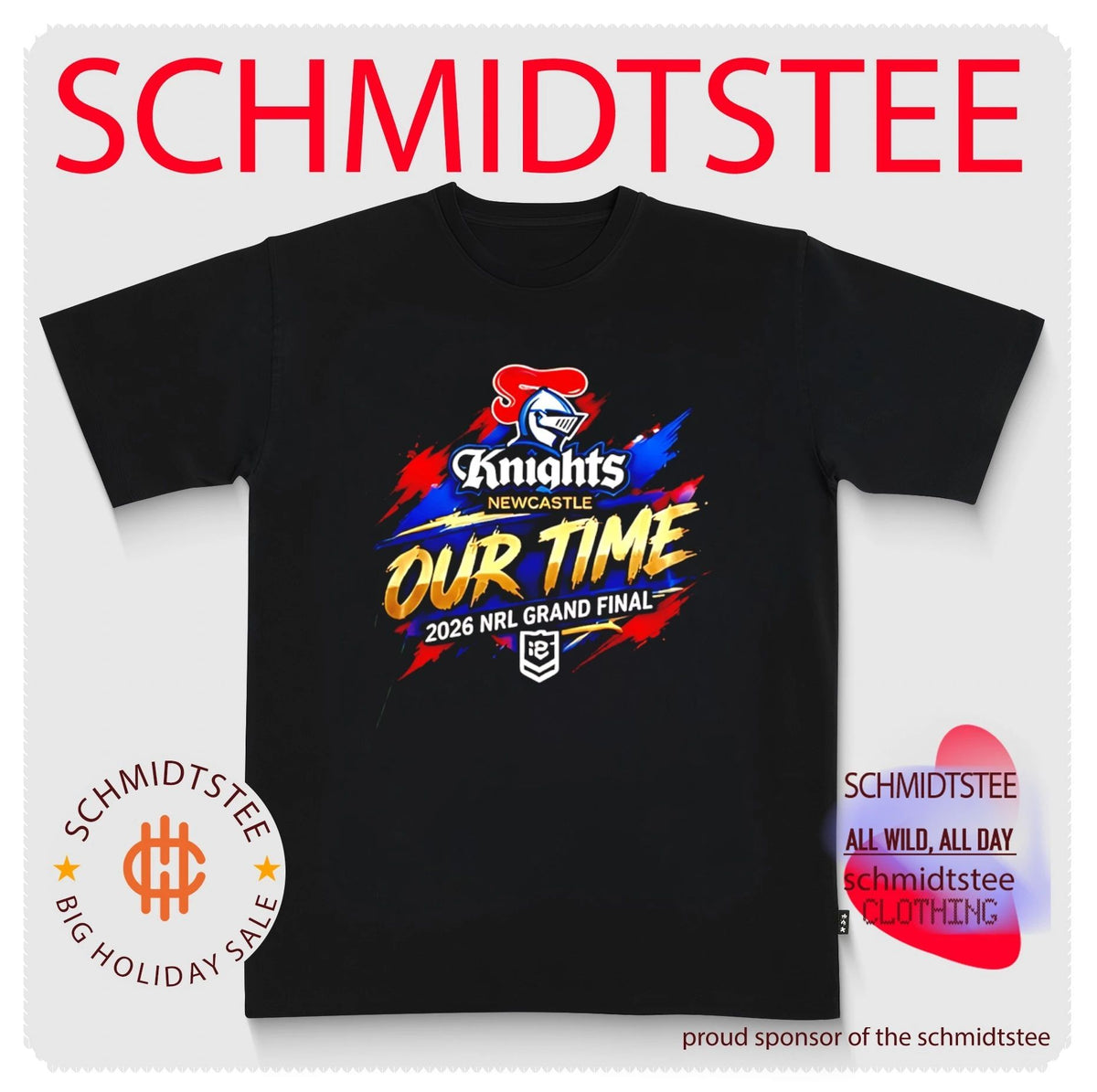 Newcastle Knights NRL Grand Final 2026 Our Time shirt