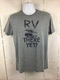 State of Mine Men's Gray”RV There Yet?” Short Sleeve Graphic T-Shirt Sz. S NWT