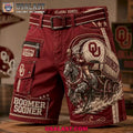 Oklahoma Sooners Boomer Sooner Norman OK Men Cargo Short