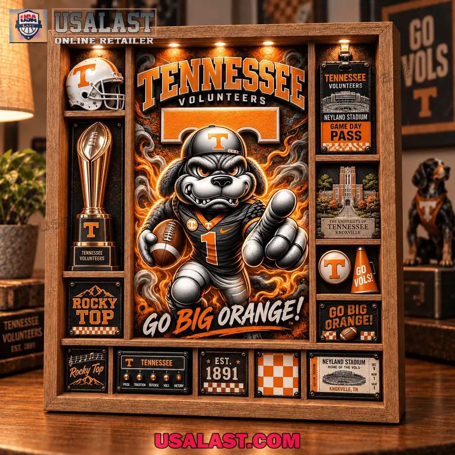 Tennessee Volunteers Custom Frame Light Box