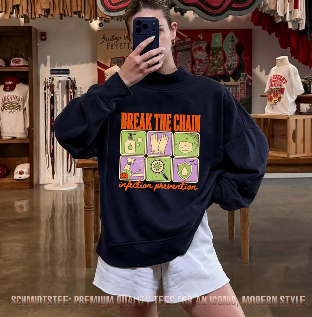 Break the Chain Infection Prevention Halloween shirt