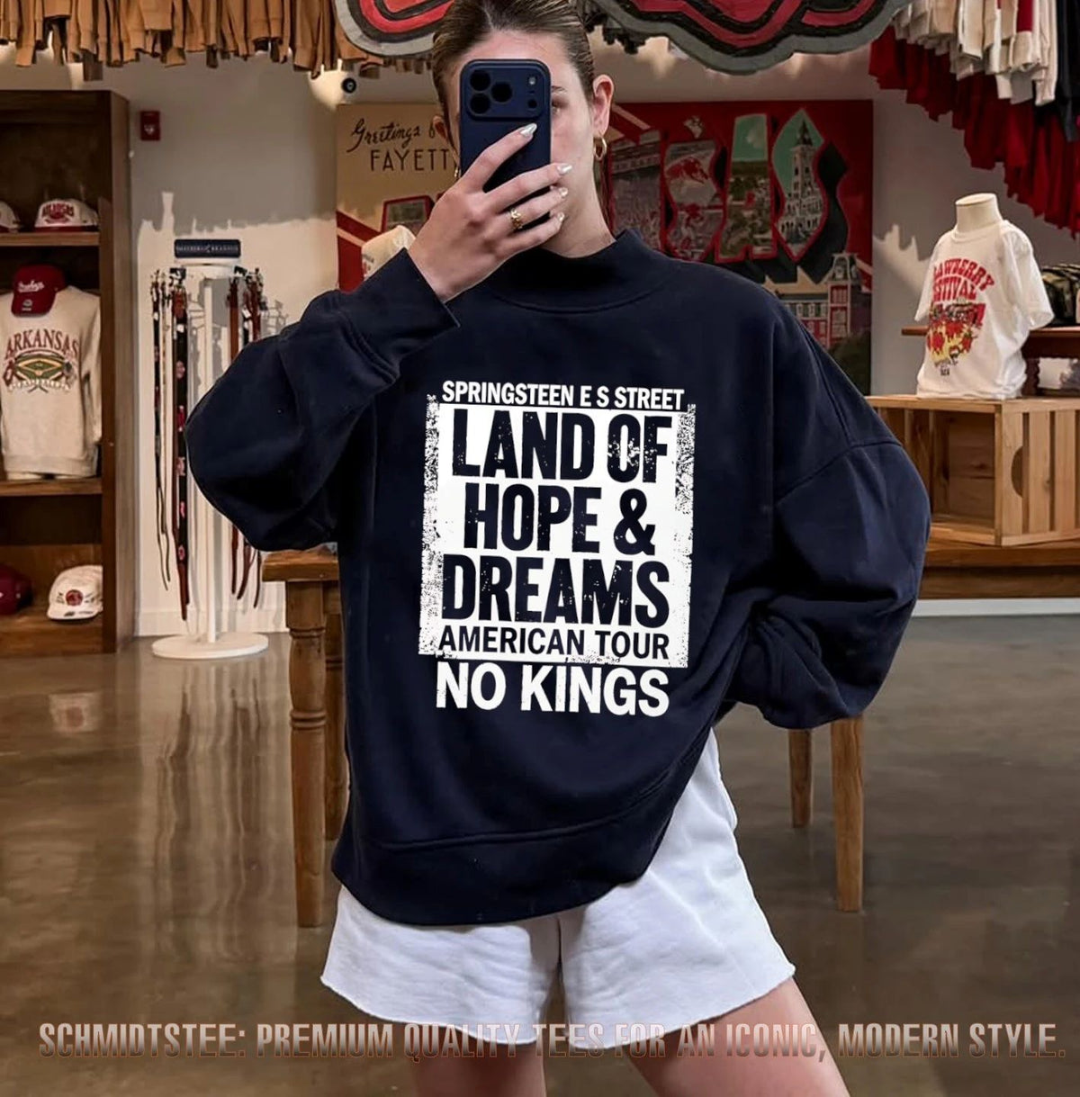 Jack Smith No Kings land of hope and dreams American Tour shirt