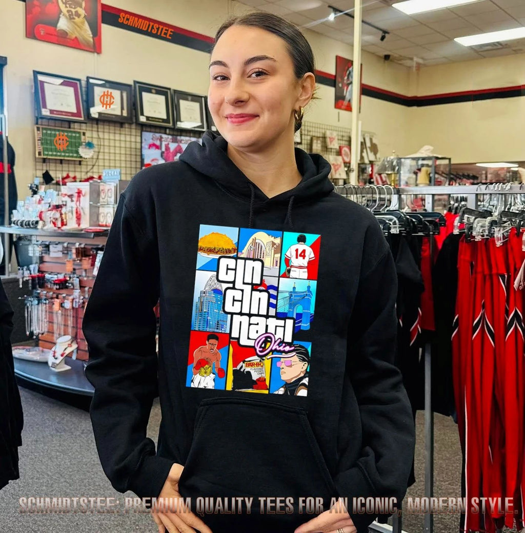 Grand Theft Cincy October Artist Series Cincinnati GTA shirt