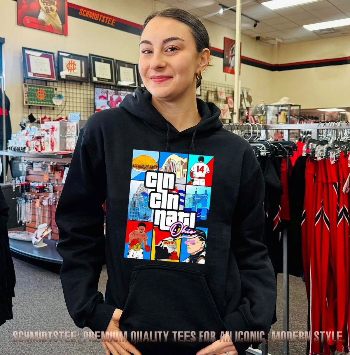 Grand Theft Cincy October Artist Series Cincinnati GTA shirt