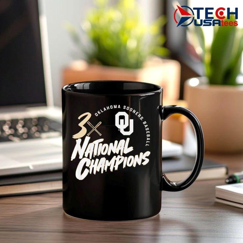 Oklahoma Sooners 2026 NCAA College World Series 3-Time National Champions shirt