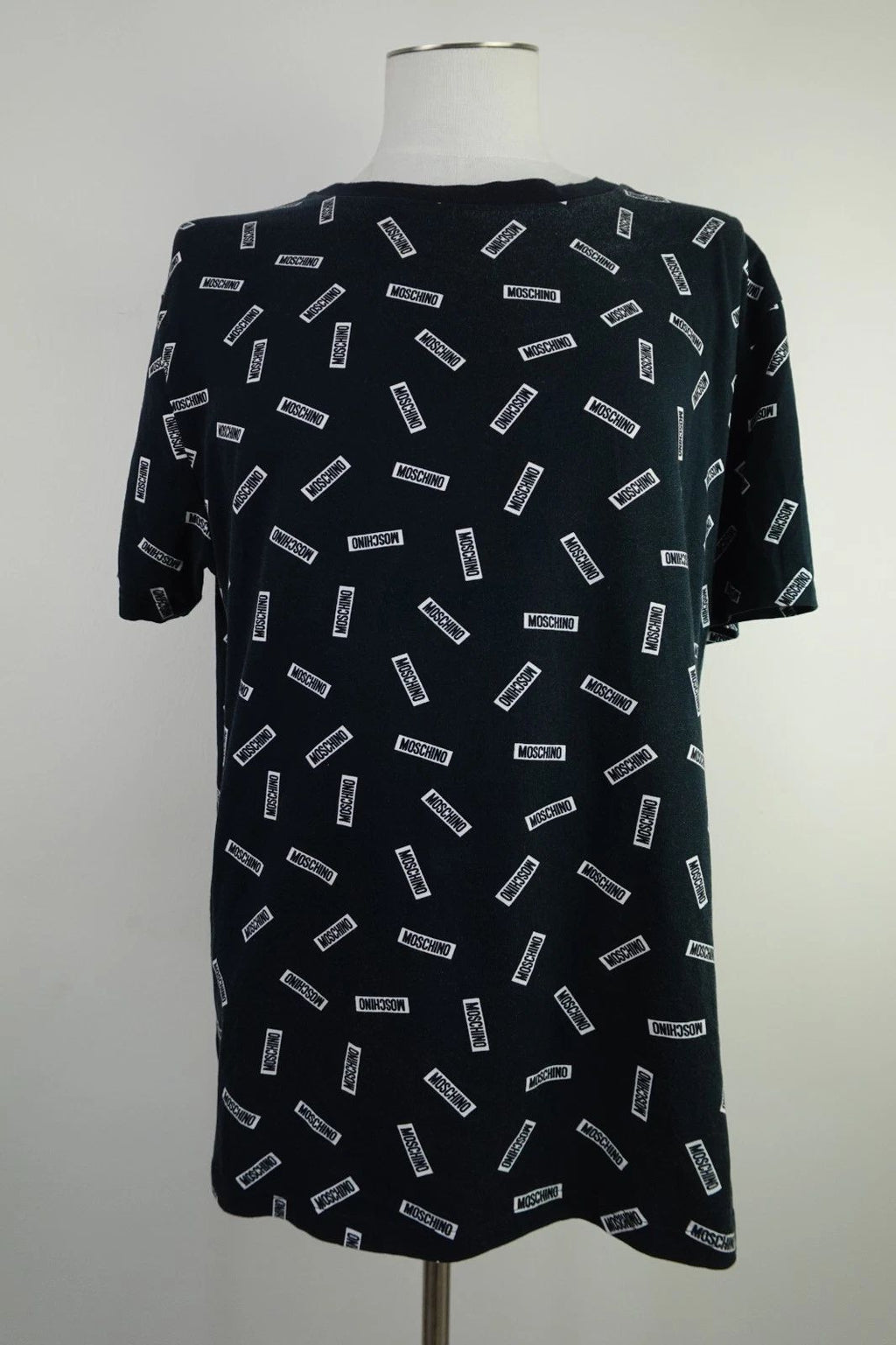 MOSCHINO MENS JERSEY SIZE 2XL T-SHIRT MAN ITALY COTTON VINTAGE CASUAL LOGO
