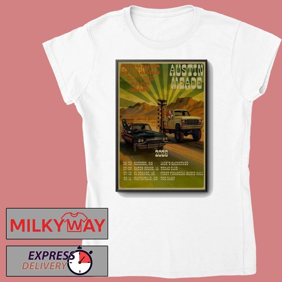 Giovannie And The Hired Guns Summer 2026 Shows Poster shirt