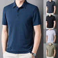New Summer Mesh Ice Silk Short-sleeved T-shirt Mens Ice Silk Short Sleeve Shirt❥