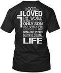 John 3 16 T-Shirt Made in the USA Size S to 5XL