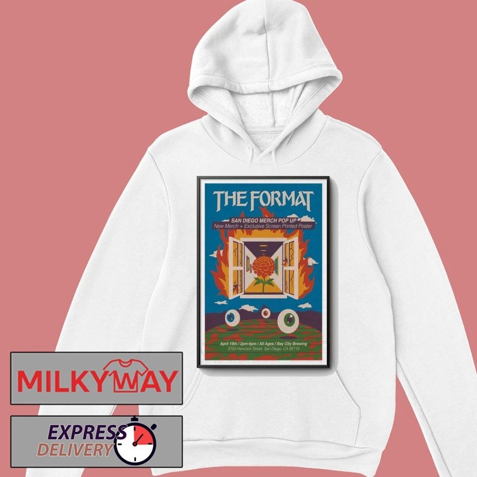 The Format Concert Tour 2026 04 19 San Diego, CA Poster shirt