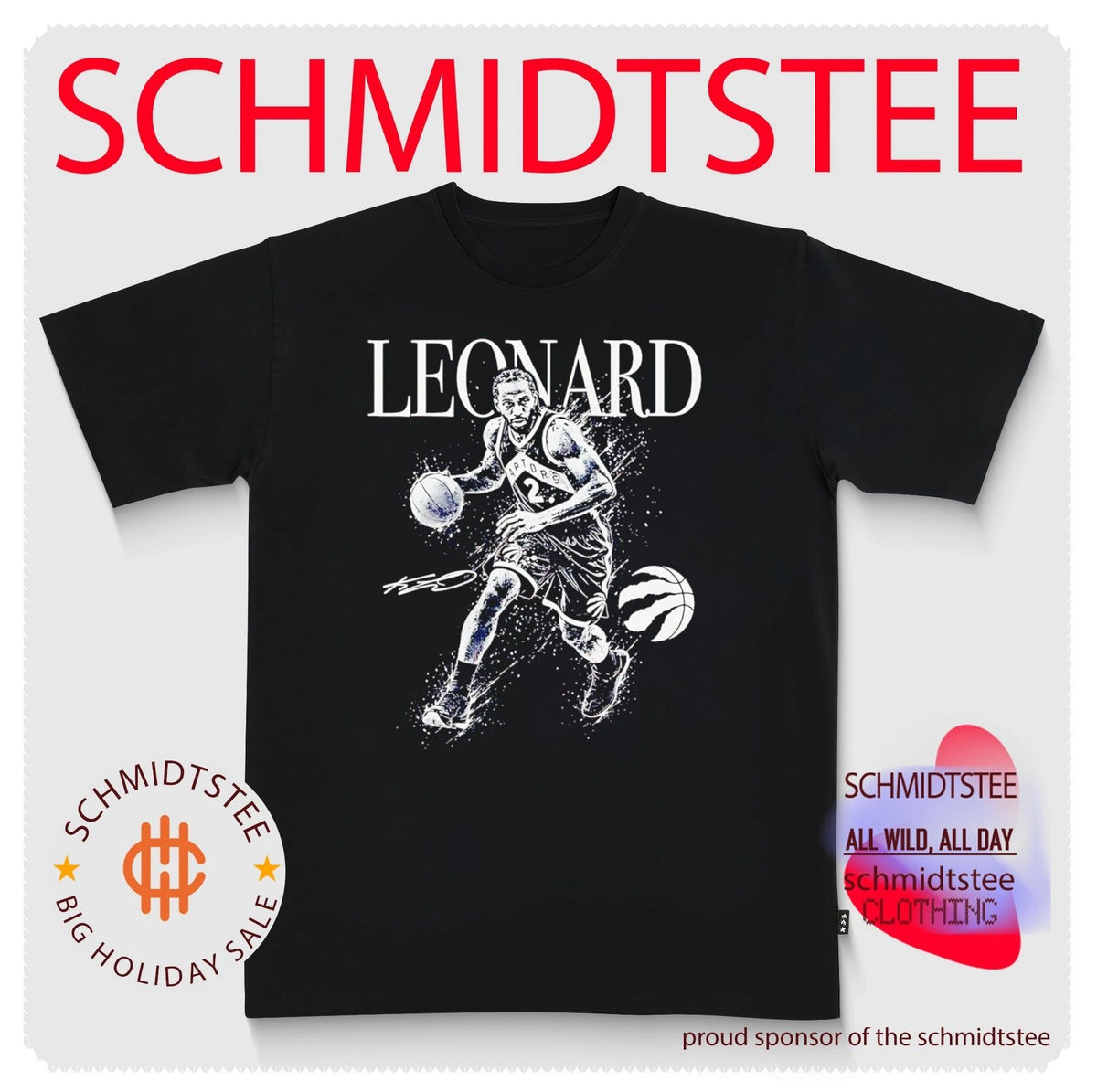 Kawhi Leonard Toronto Raptors Mono signature shirt