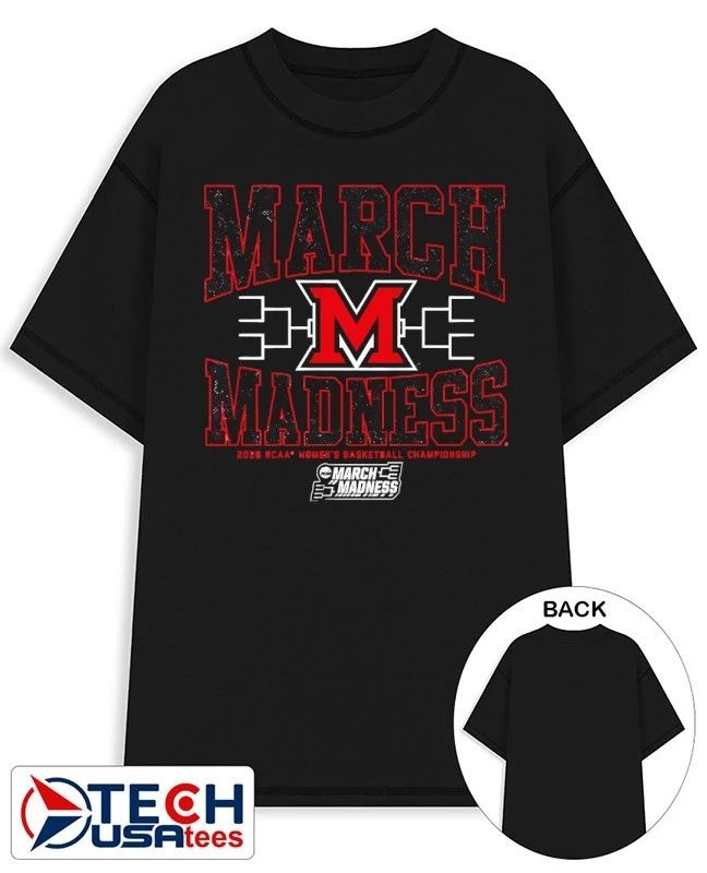 Miami RedHawks March Madness 2026 NCAA Women’s Basketball Championship shirt