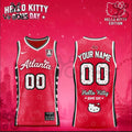 Hello Kitty x Atlanta Dream Red Basketball Jersey