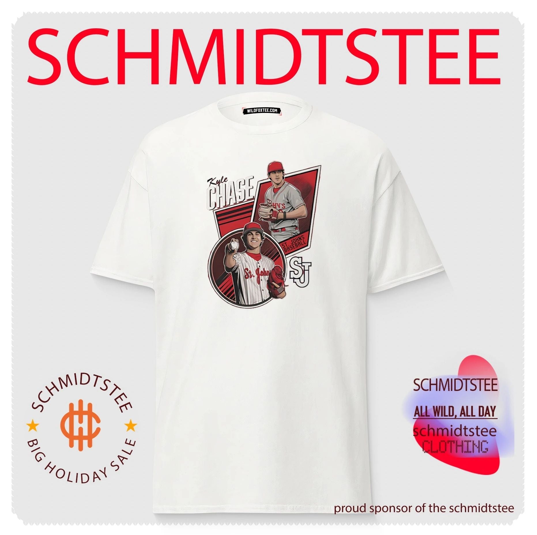 St John’s University Kyle Chase comic style shirt