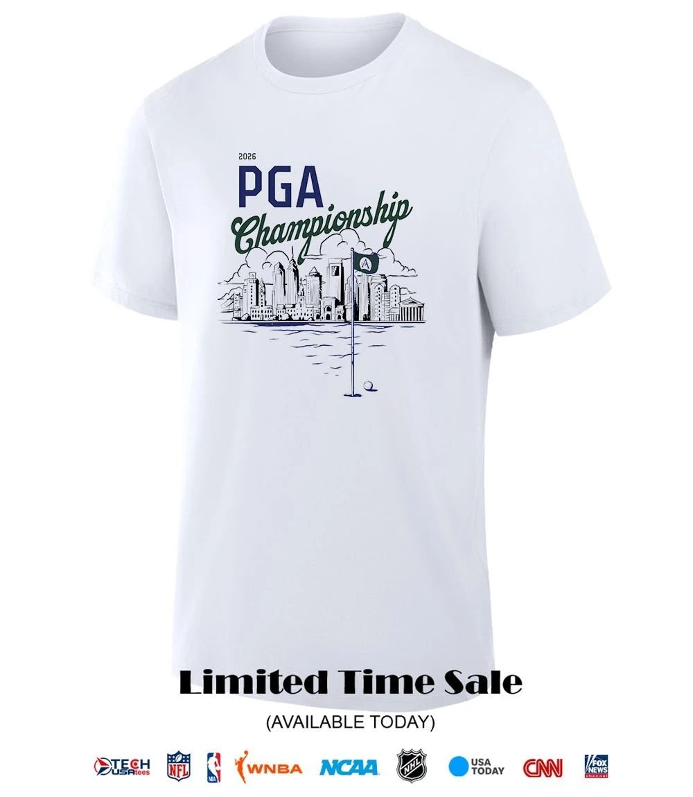 2026 PGA Championship Golf Philadelphia skyline shirt