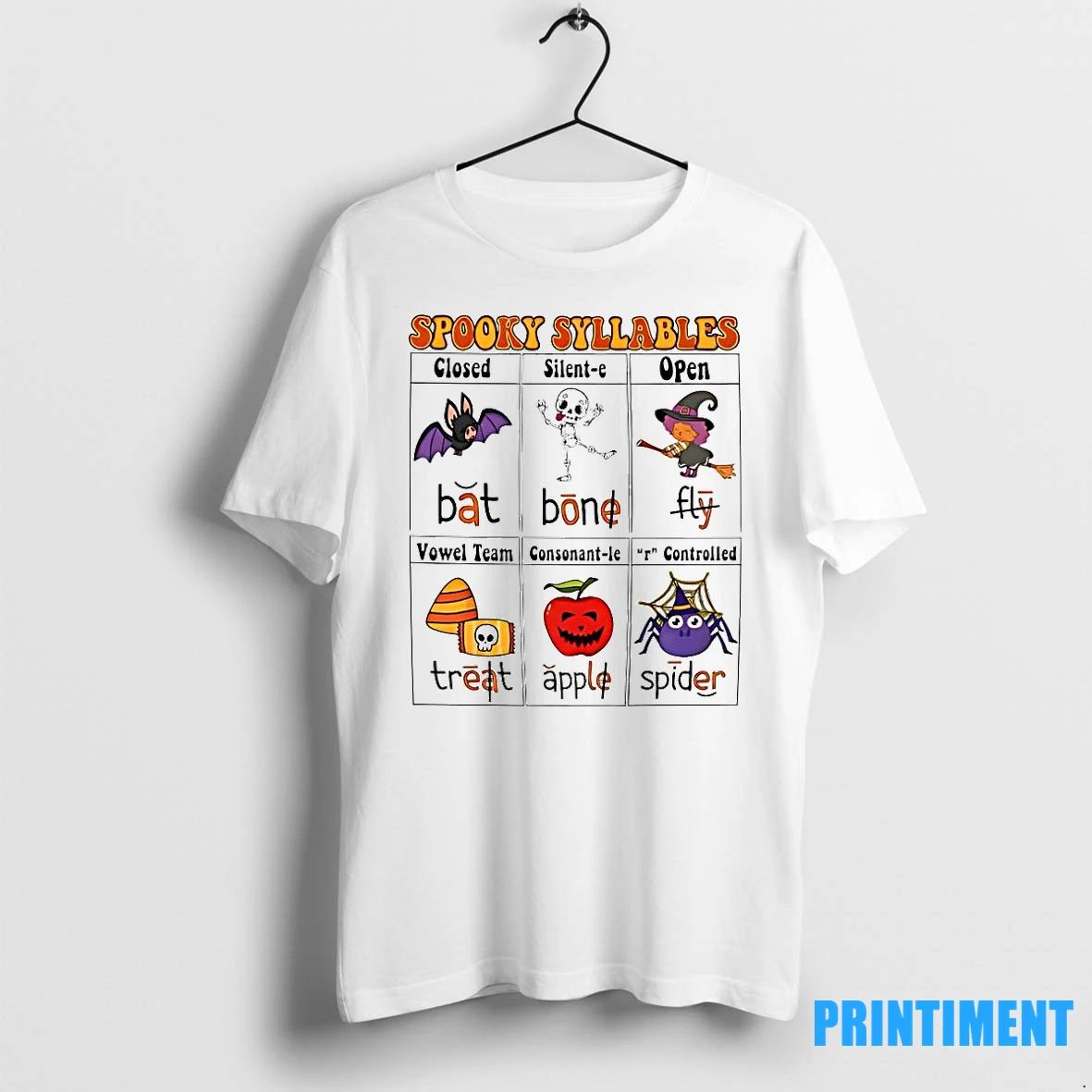Spooky Syllables Teacher Halloween Educational 2025 Tshirts Sweater