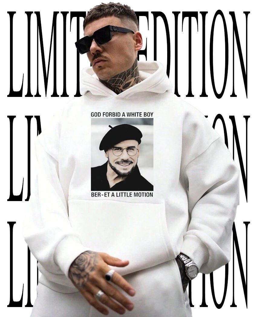 God forbid a white boy ber-et a little motion shirt