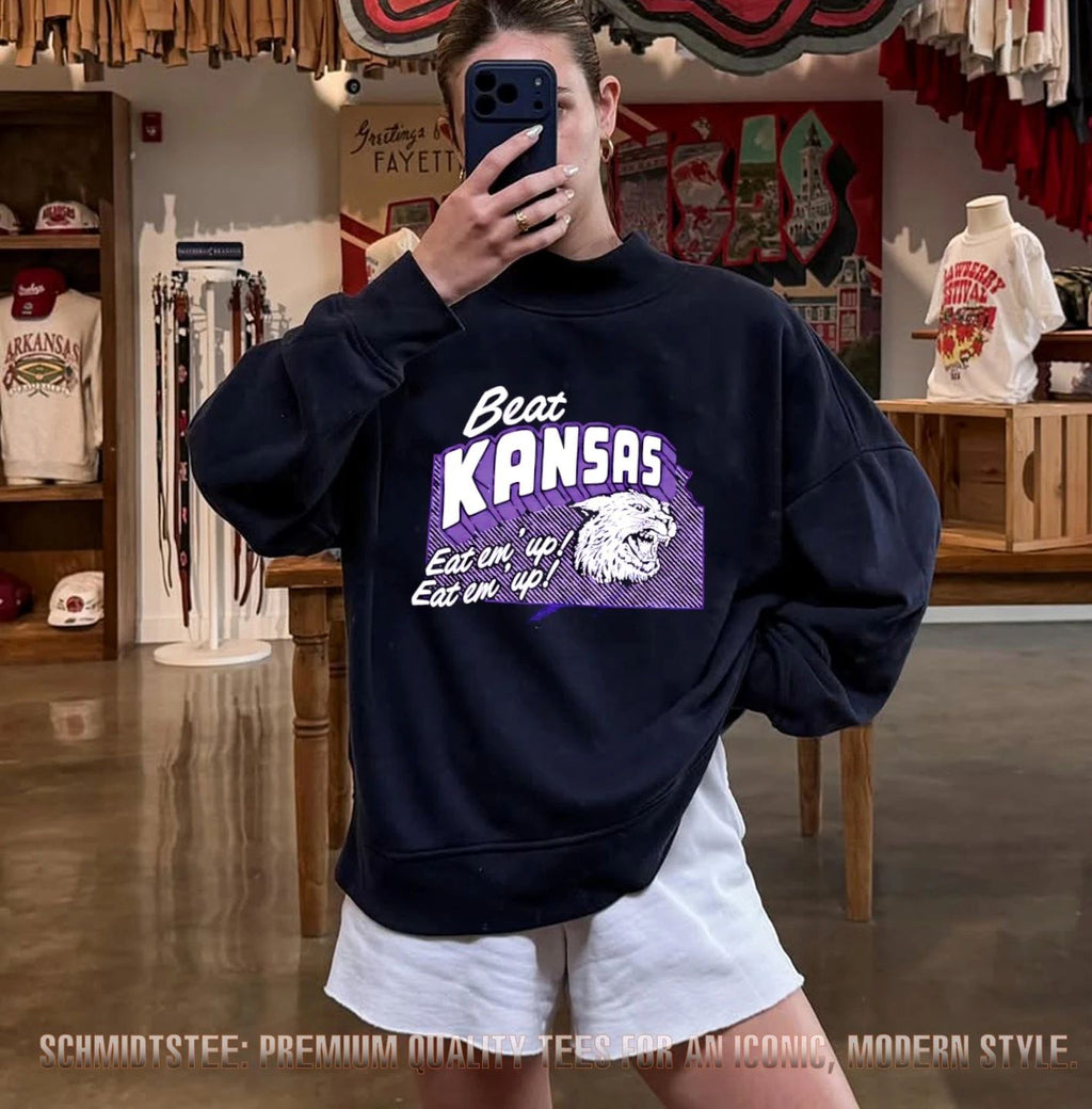 K-State Wildcats Beat Kansas KU Eat em ‘up shirt
