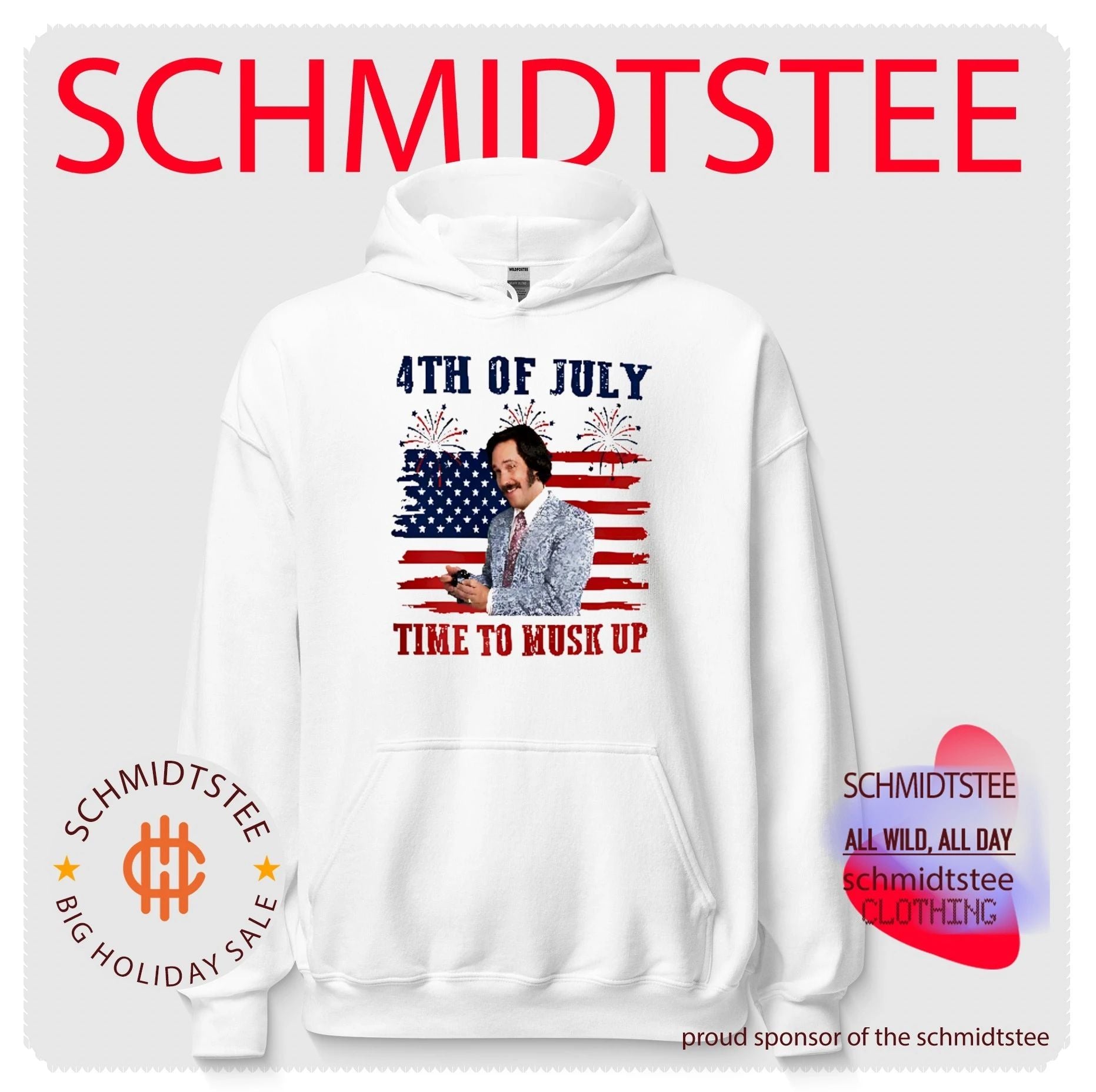 Brian FanBrian Fantana Time To Musk Up Anchorman 4th of July shirt