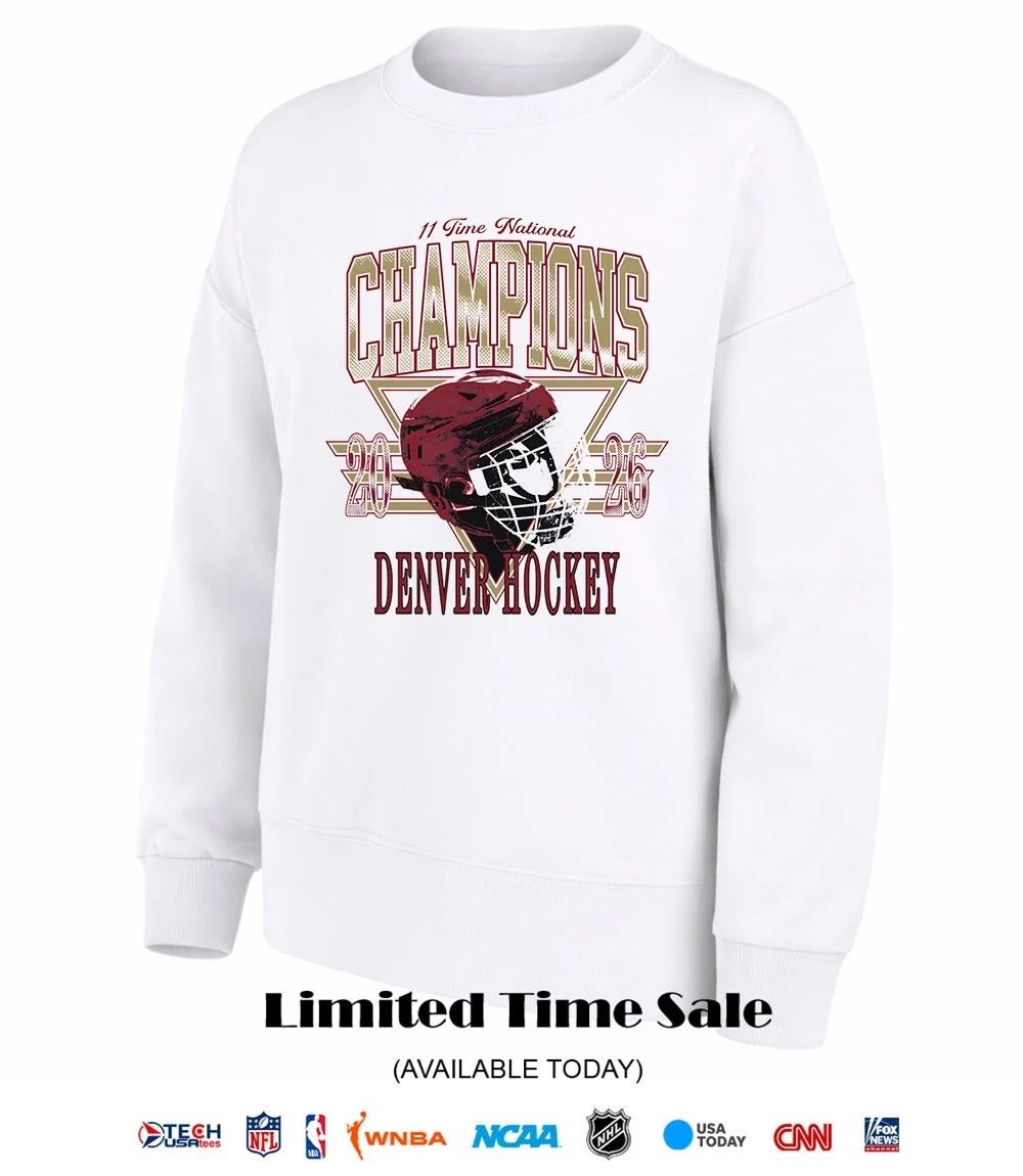 11 Time National Champions Denver Pioneers 2026 NCAA Hockey shirt