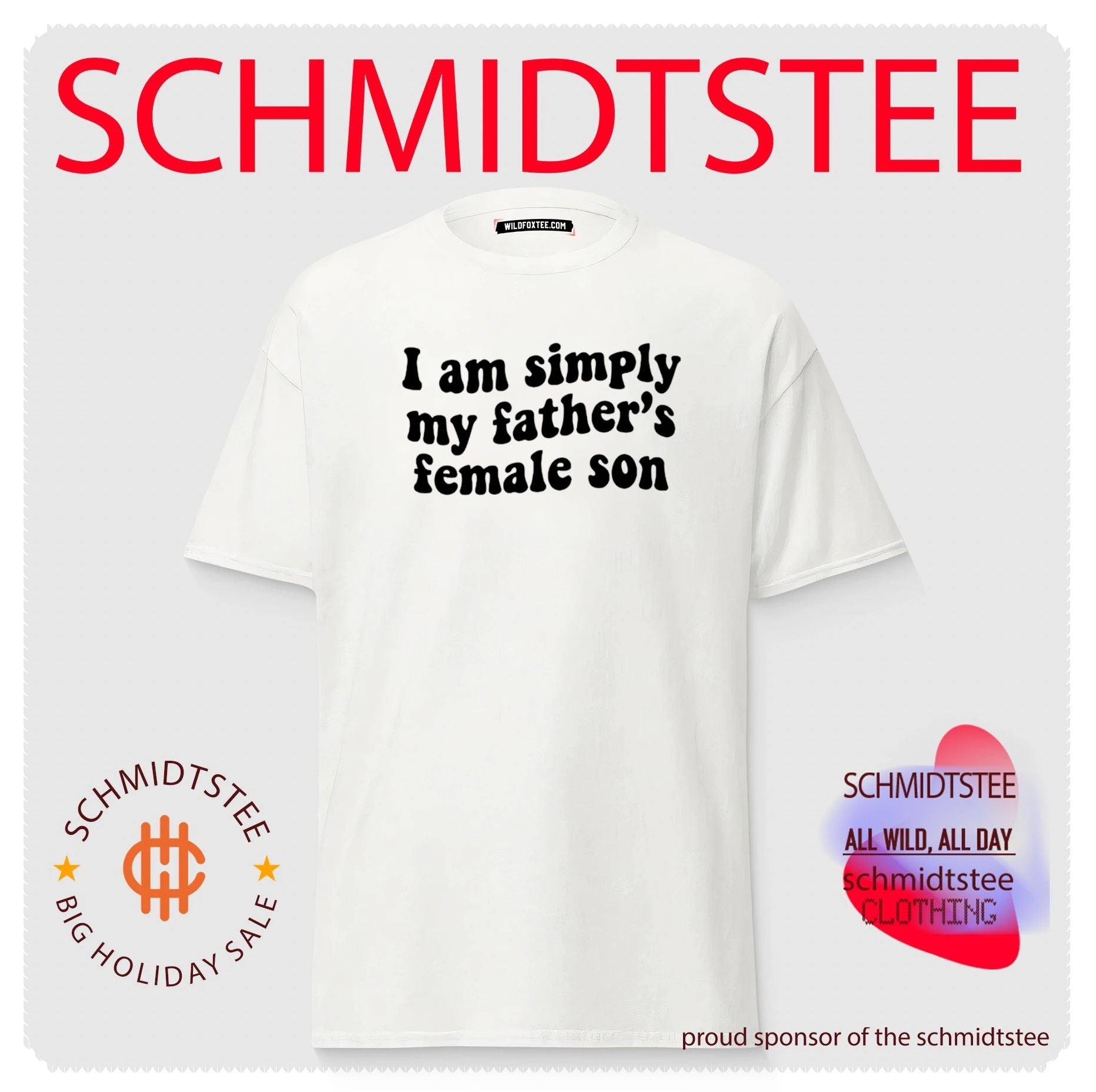 I am simply my father’s female son shirt