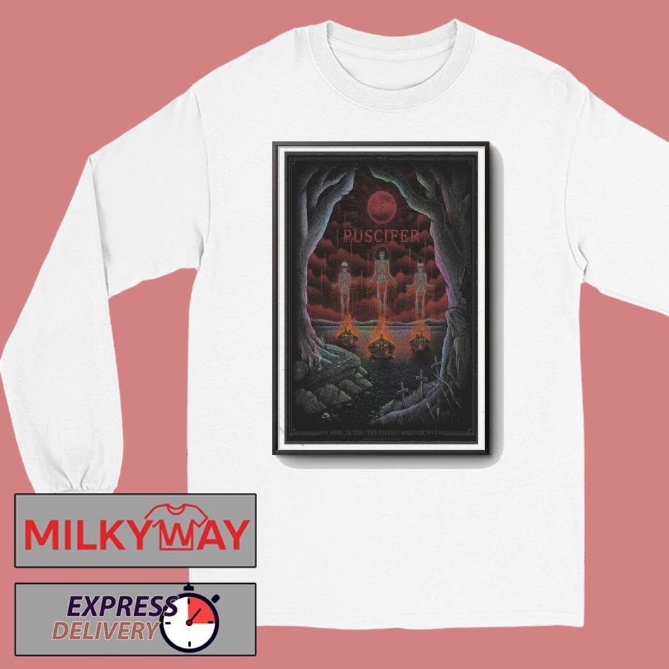 Puscifer Apr 28 Madison 2026 Poster TOUR shirt
