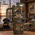 Duck Hunting Flooded Timber 40oz Handle Tumbler